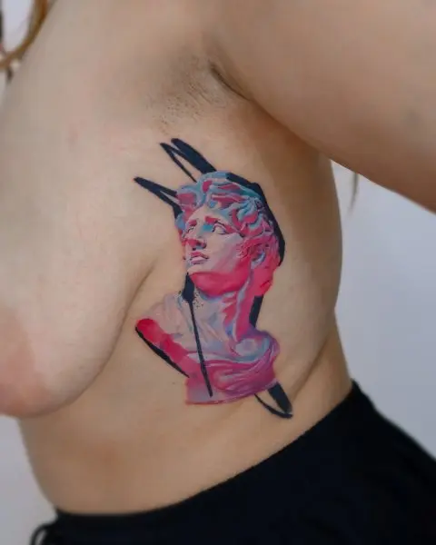 Color realism tattoo
